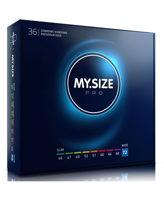 MY SIZE PRO CONDOMS 72 MM 36 UNITS