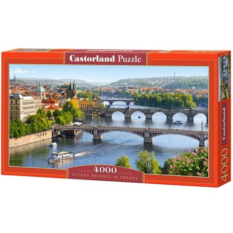 Castorland dėlionė Vltana Bridges in Prague 4000 det.