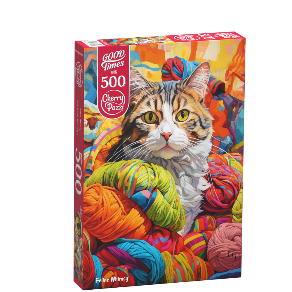 CherryPazzi dėlionė Feline Whimsy 500 det