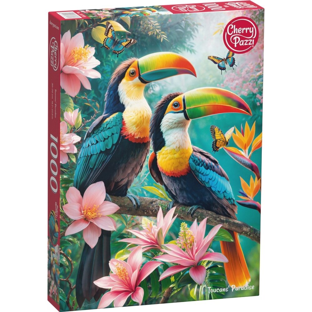 CherryPazzi dėlionė Toucans Paradise 1000 det