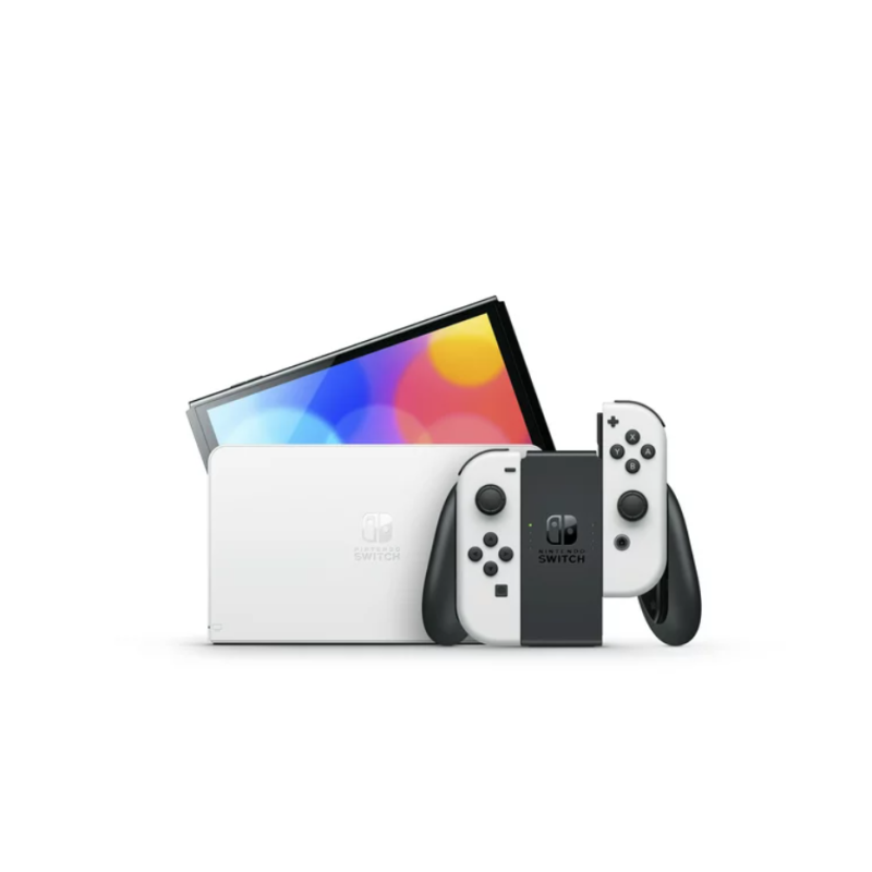 Konsolė Nintendo OLED w/ White Joy-Con White, baltos spalvos NAUDOTAS