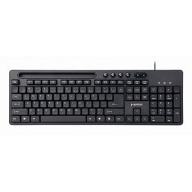 KEYBOARD MULTIMEDIA USB ENG/ BLACK KB-UM-108 GEMBIRD