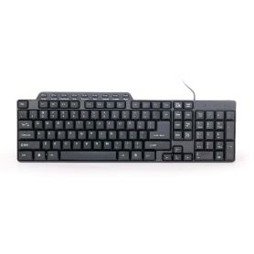 KEYBOARD MULTIMEDIA USB ENG/ BLACK KB-UM-104 GEMBIRD