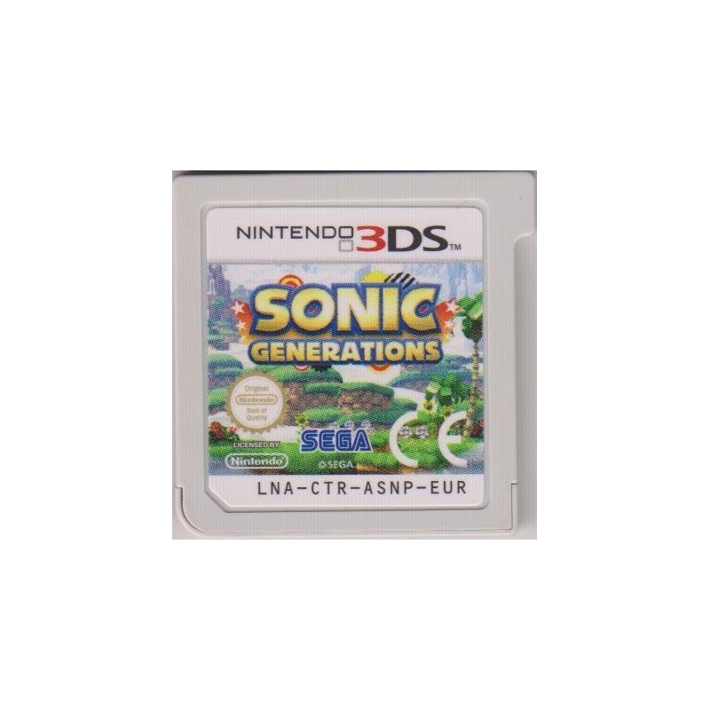 Sonic Generations - Nintendo 3DS (tik žaidimo kortelė)