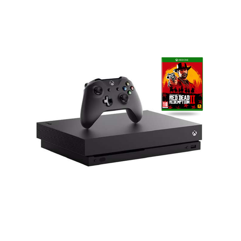 Žaidimų konsolė Microsoft Xbox One X 1TB + Red Dead Redemption 2