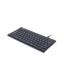 KEYBOARD COMPACT BREAK ENG/ BLACK RGOCOUSWDBL R-GO TOOLS