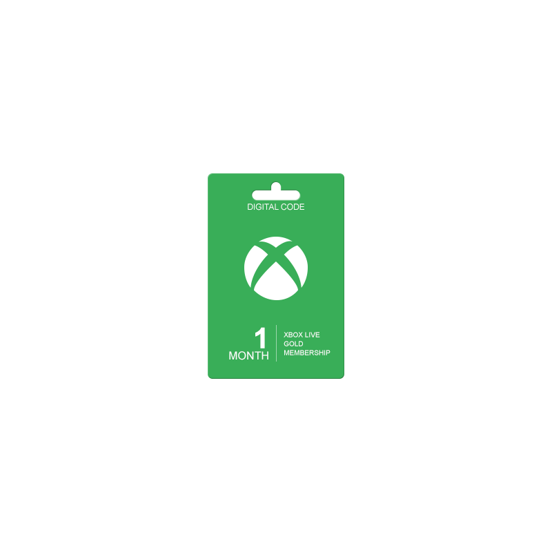 1 mėnesio XBOX LIVE GOLD kodas UK