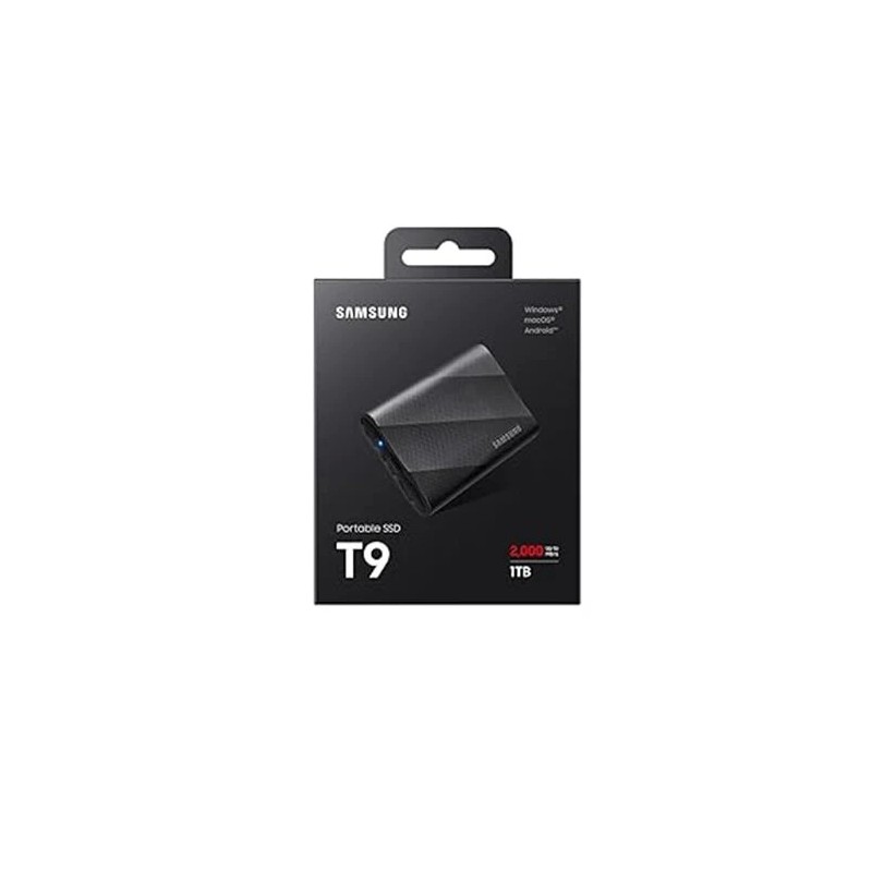 Išorinis SSD SAMSUNG T9 2TB, juodas