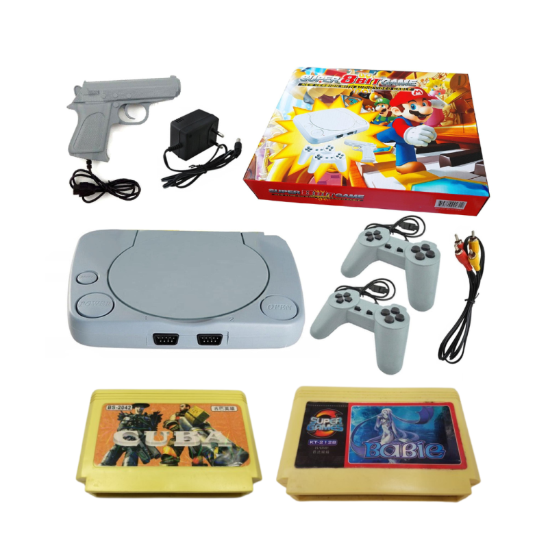 Super 8-bit Game TV zhiliton kompiuteriukas (su žaidimais viduje) + 2 disketės