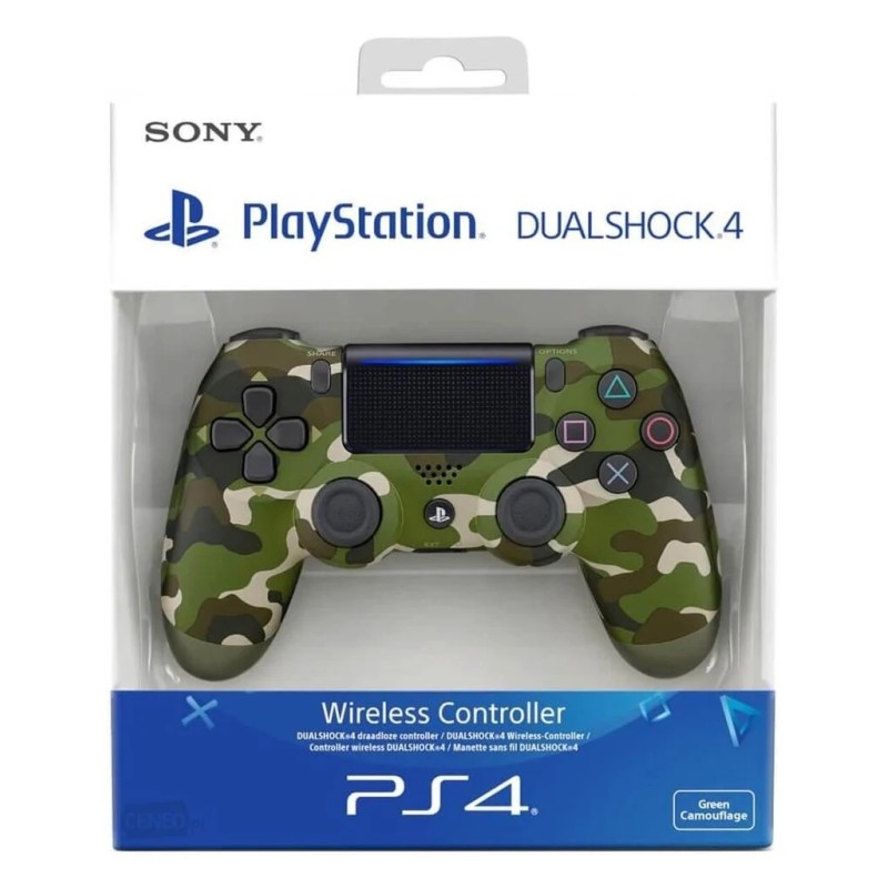 Žaidimų pultelis DualShock 4 Green Camouflage Wireless Controller V2