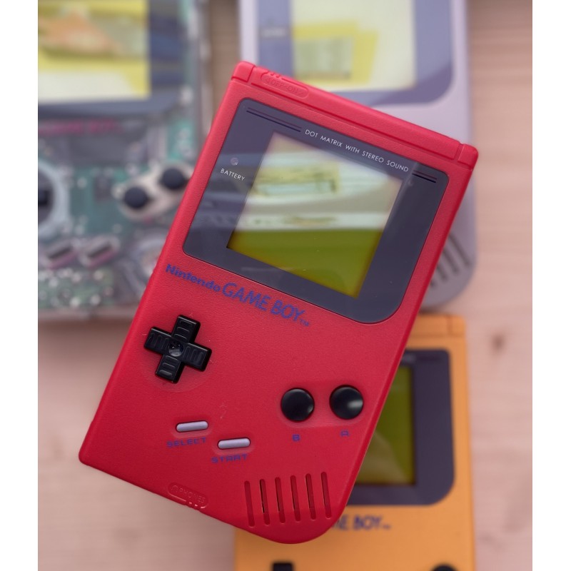 Nintendo Game Boy Original konsolė, Red (Būklė - puiki)