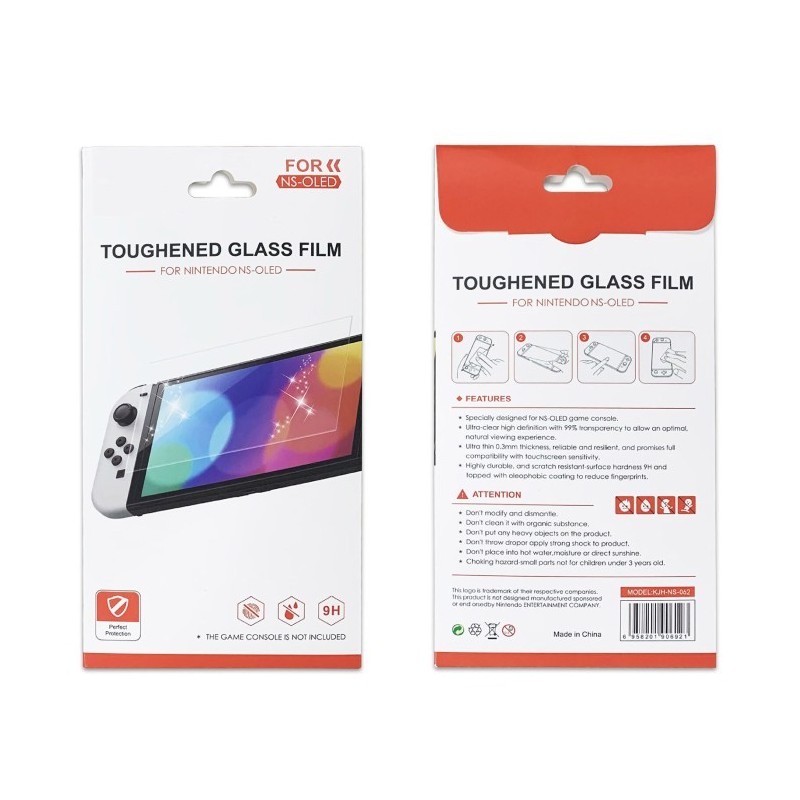 KJH Toughened Glass Film Nintendo Switch OLED, apsauginis stikliukas