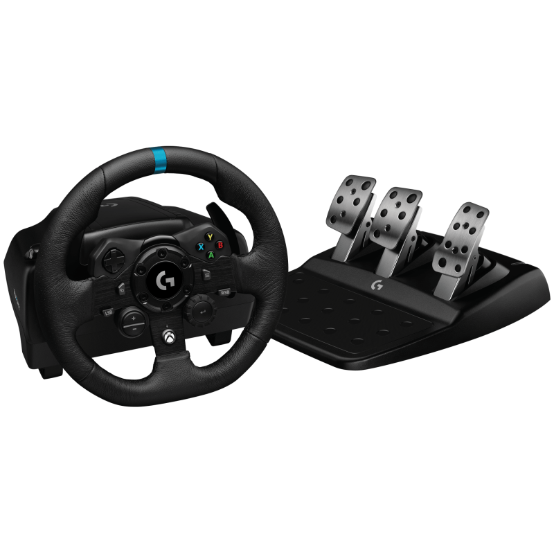 Logitech G923 PlayStation PS4 - PS5 ir PC vairas su pedalais, NAUDOTAS