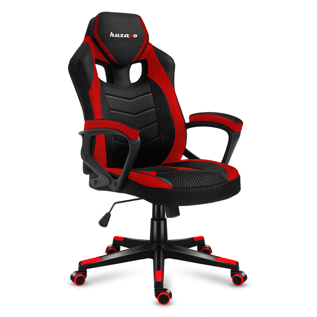 Žaidimų kėdė „HUZARO FORCE 2.5 Red Mesh“, raudona