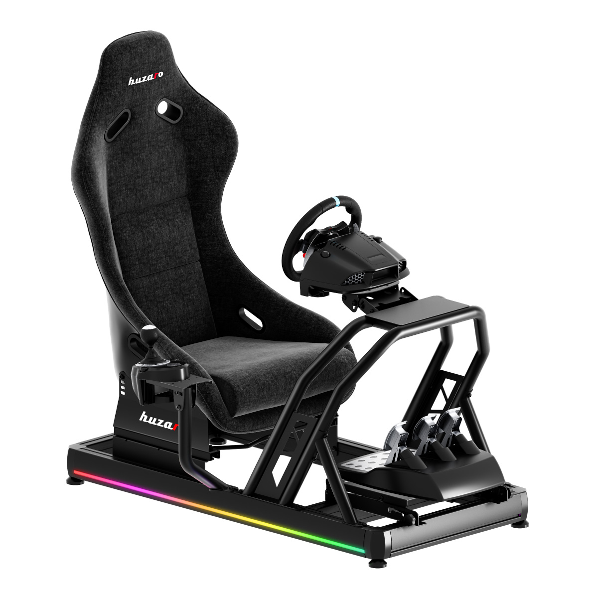 Lenktynių kokpitas „HUZARO SPEED 9.0“, iki 150 kg, reguliuojamas, su LED apšvietimu