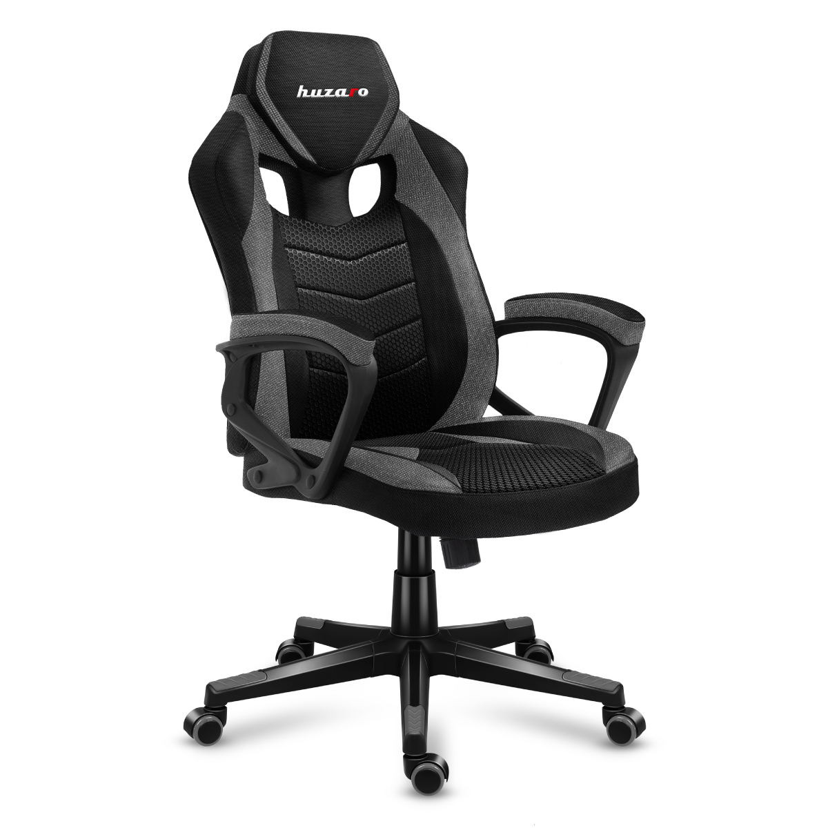 Žaidimų kėdė-fotelis „HUZARO FORCE 2.5 Grey Mesh“, pilka