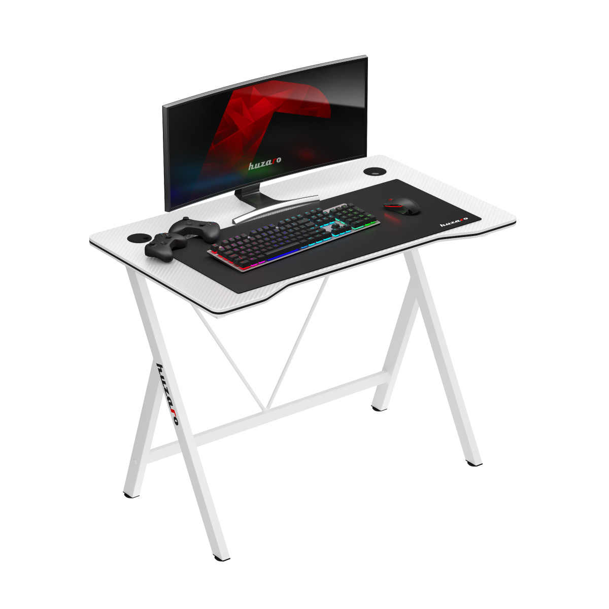 Žaidimų stalas «Huzaro Hero 1.4 White» (baltas)