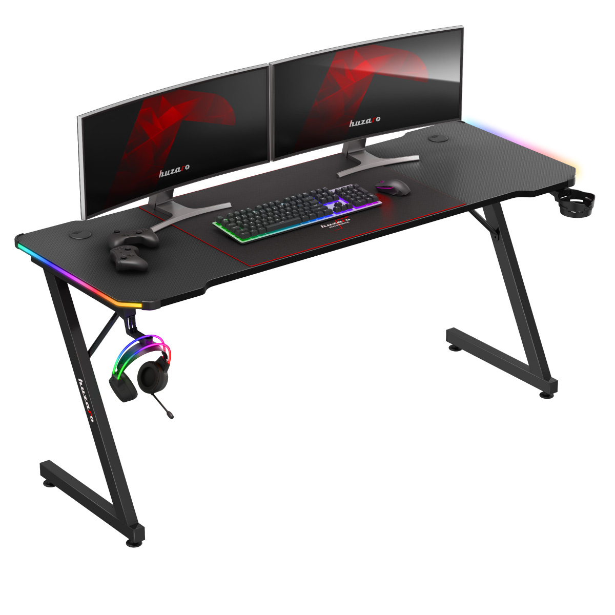 Žaidimų stalas „Huzaro Hero 4.8 RGB“