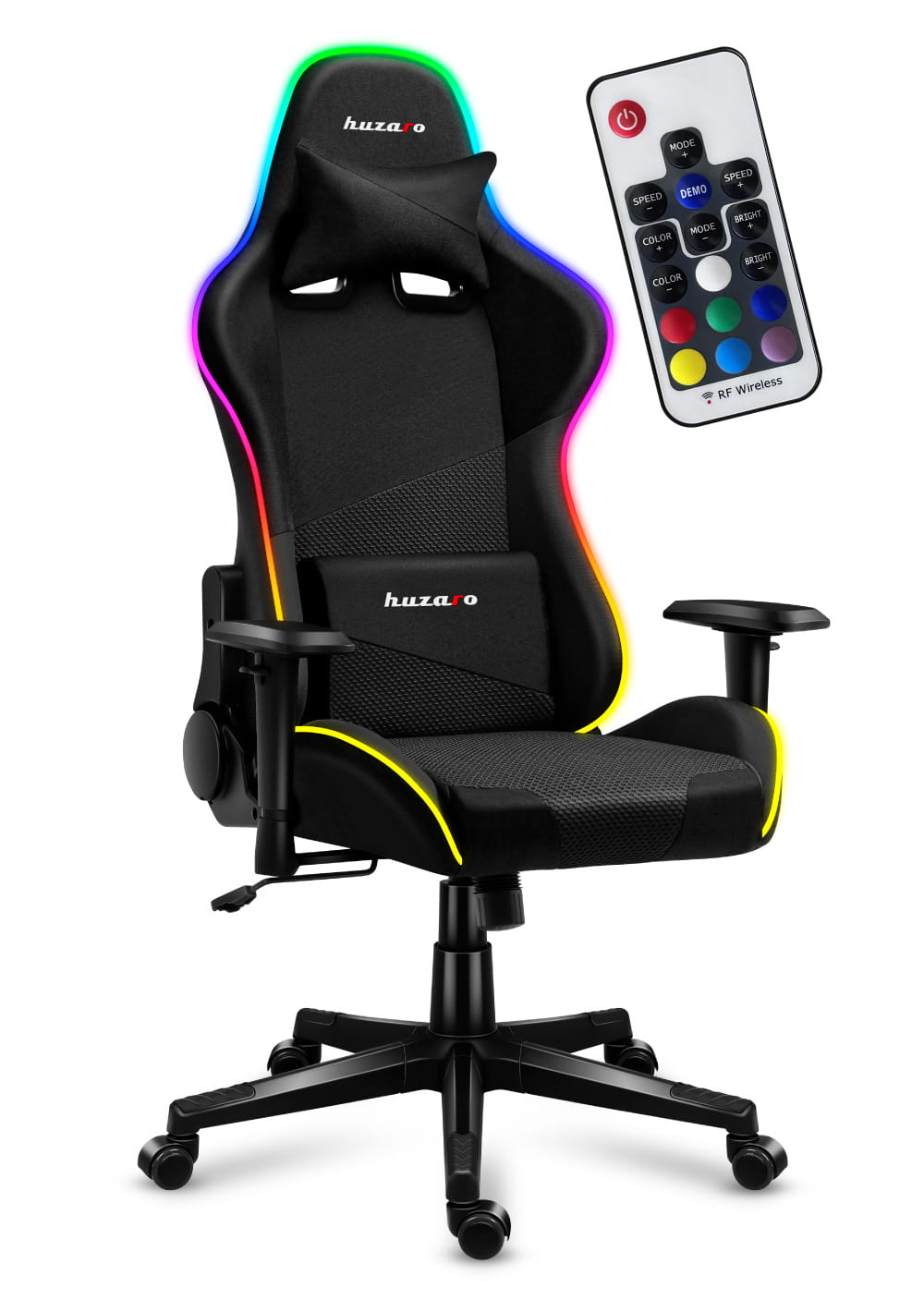 Žaidimų kėdė „HUZARO FORCE 6.2 Mesh RGB LED“
