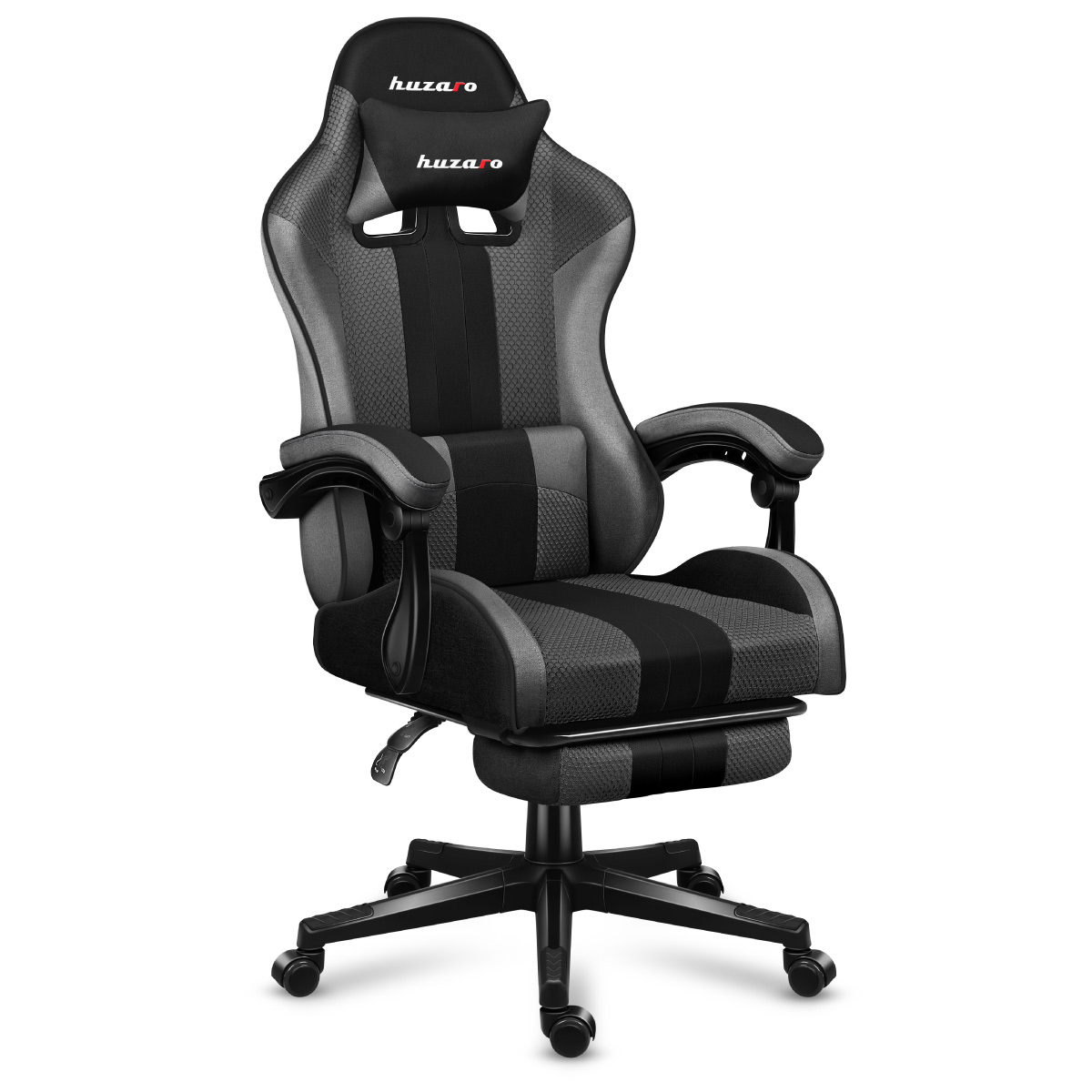 Žaidimų kėdė „Huzaro Force 4.7 Grey Mesh“, pilka