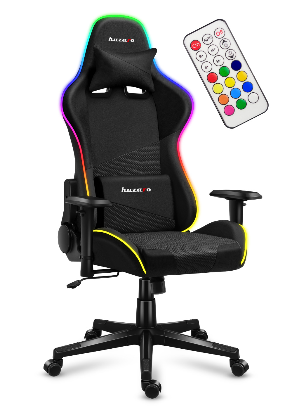 Žaidimų kėdė „HUZARO Force 6.3 RGB Mesh“