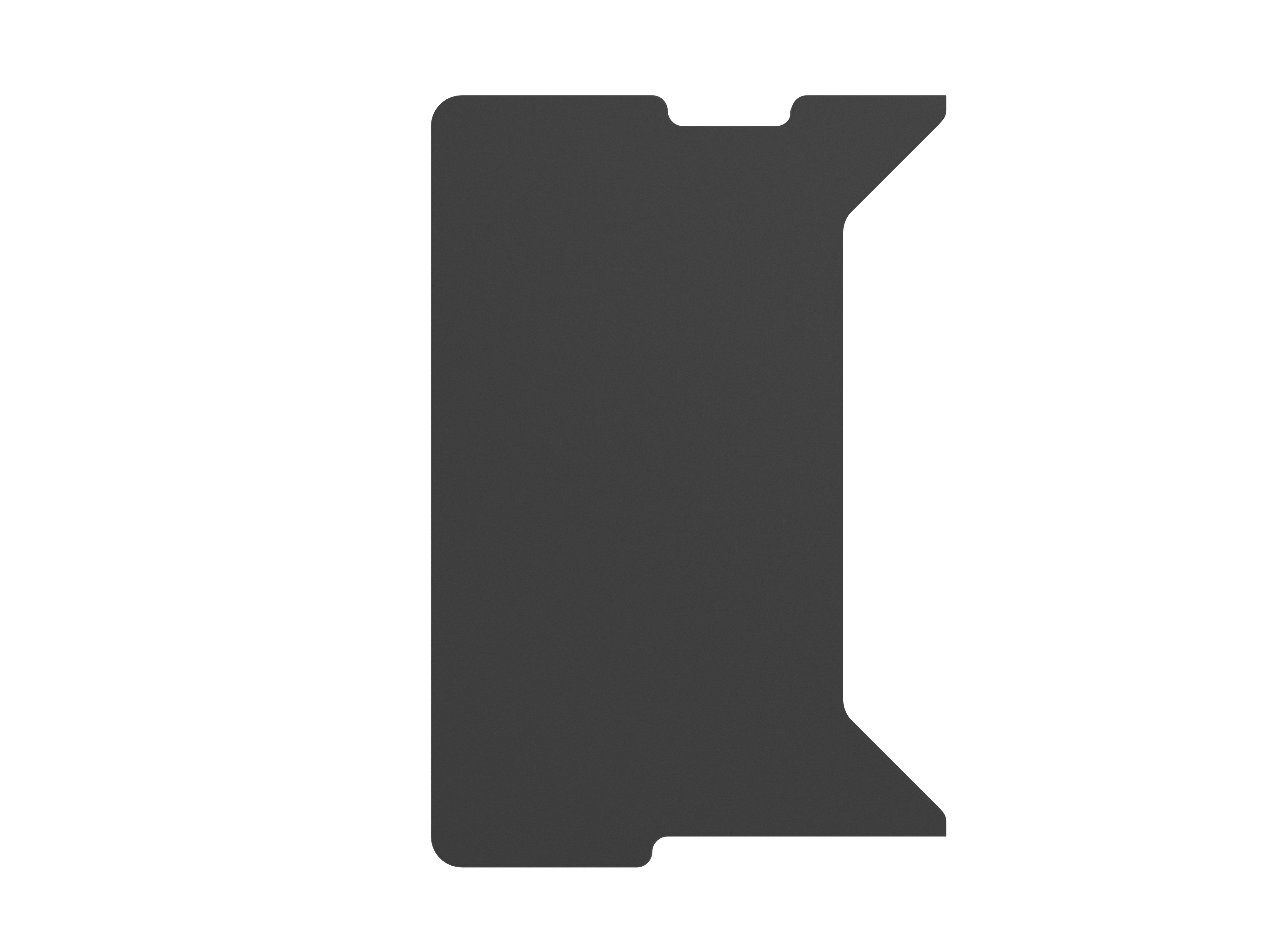 Genesis | Holm Modular Side Desk Top Left 50cm | NDS-2280 | Anthracite Black