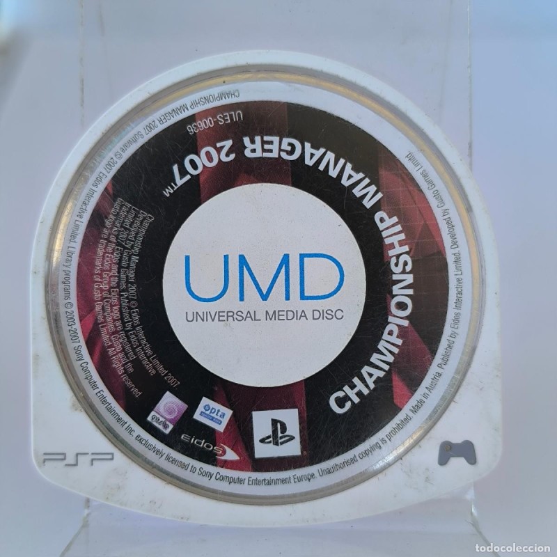 Championship Manager 2007 PSP (be dėžutės)