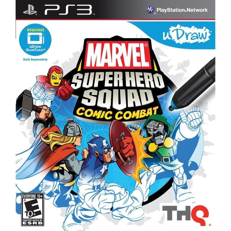 Marvel Super Hero Squad: Comic Combat PS3 (be viršelio)