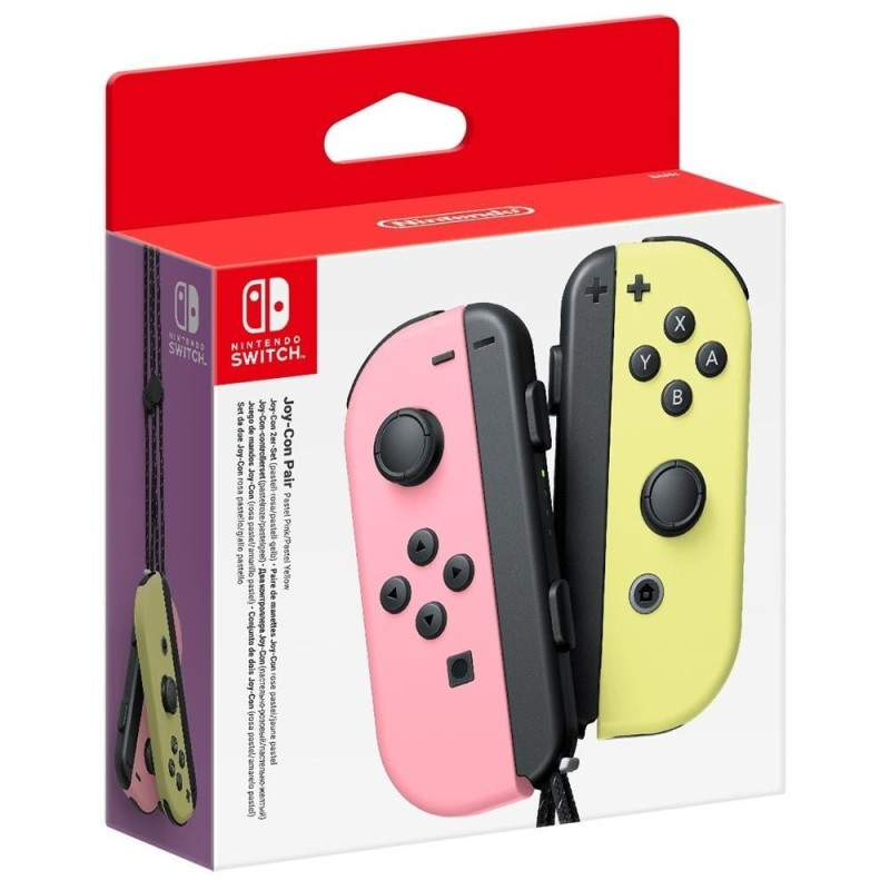 Nintendo Switch Joy-Con Pair Pastel Pink/ Pastel Yellow pulteliai, joycon