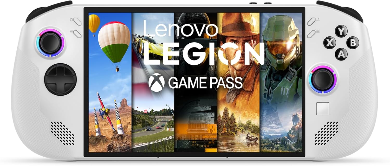 Lenovo Legion Go S, 8'', 120 Hz, Ryzen Z2 Go, 16 GB, 512 GB, balta - Nešiojama žaidimų konsolė