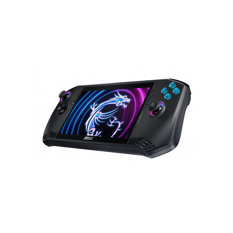 MSI Claw A1M, 7", FHD, Core Ultra 5, 16 GB, 512 GB, touchscreen, juoda - Žaidimų konsolė