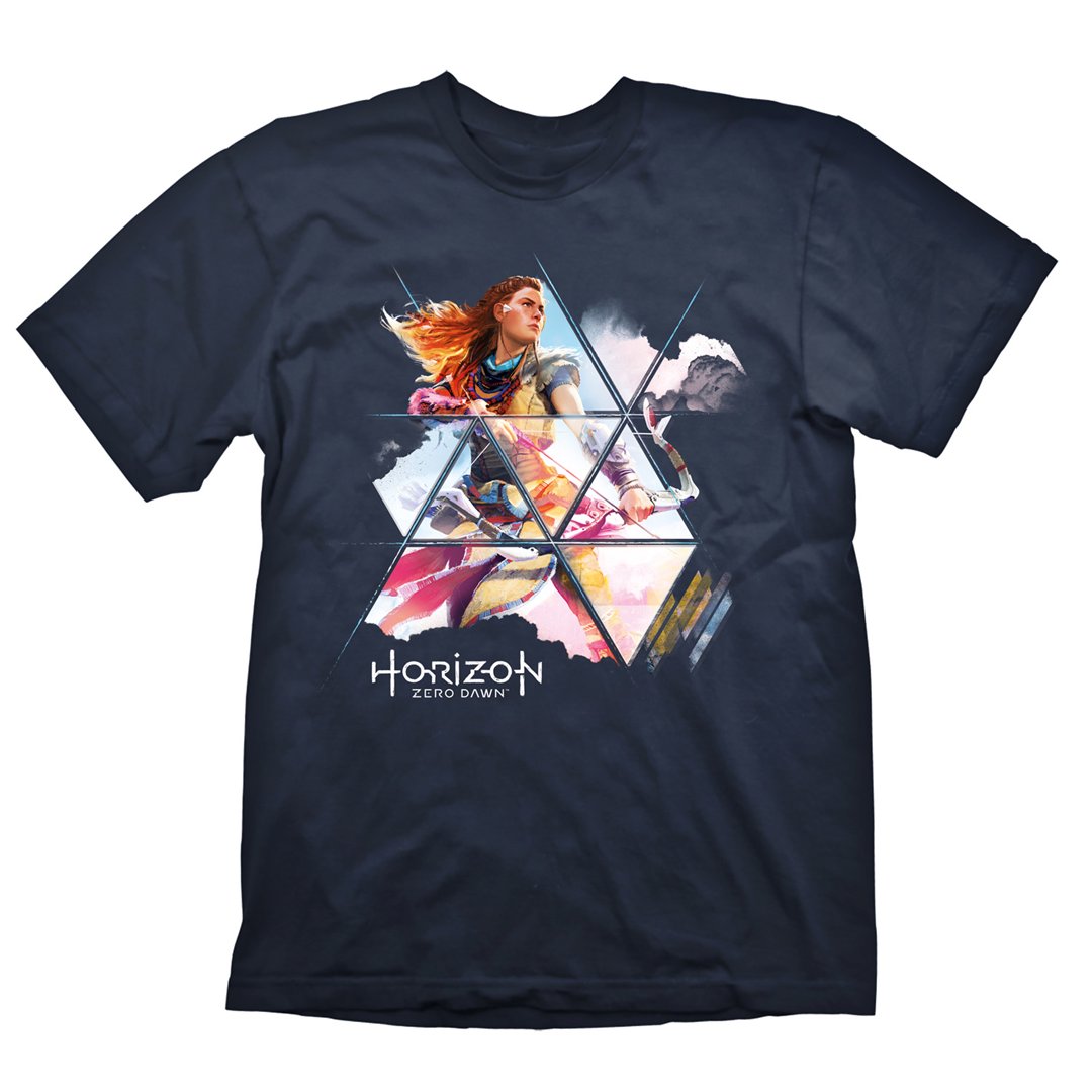 Marškinėliai Horizon Zero Dawn T-Shirt Painted Aloy Navy M