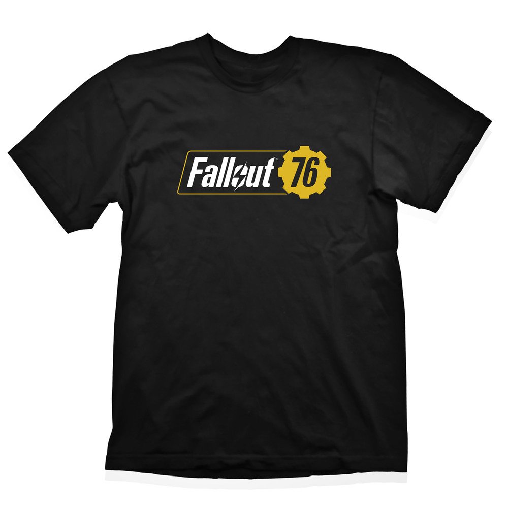 Marškinėliai Fallout 76 Logo XXL, juodi