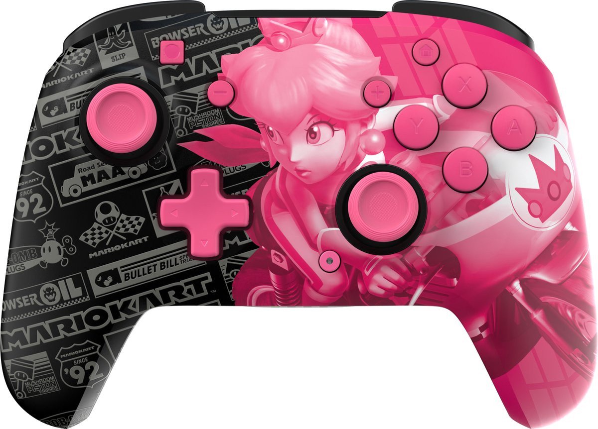 PDP wireless controller Rematch Glow Nintendo Switch Grand Prix Peach