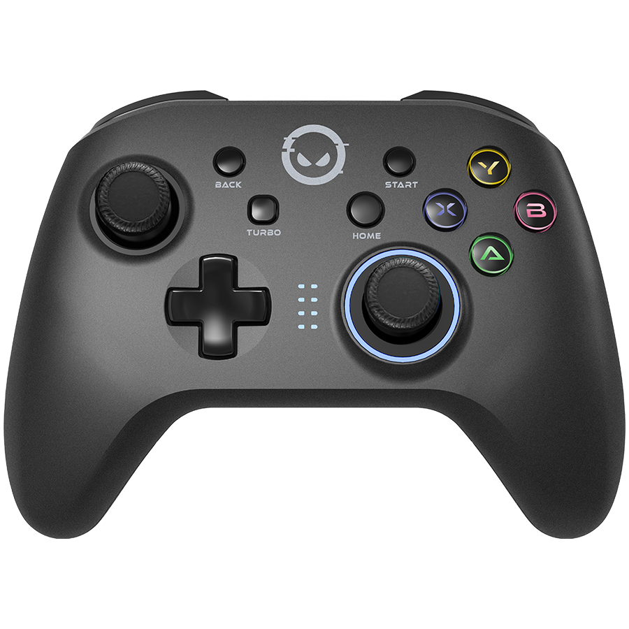 LORGAR Gaming controller, Black, BT5.0 Controller with built-in 600mah battery, 1M Type