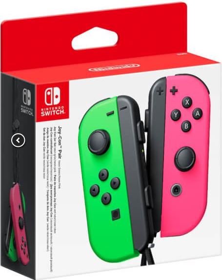 Žaidimų pultas NINTENDO Switch Joy-Con Pair, Neon Green / Neon Pink