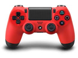 Žaidimų pultas SONY Dualshock4 bevielis, PS4, Magma Red