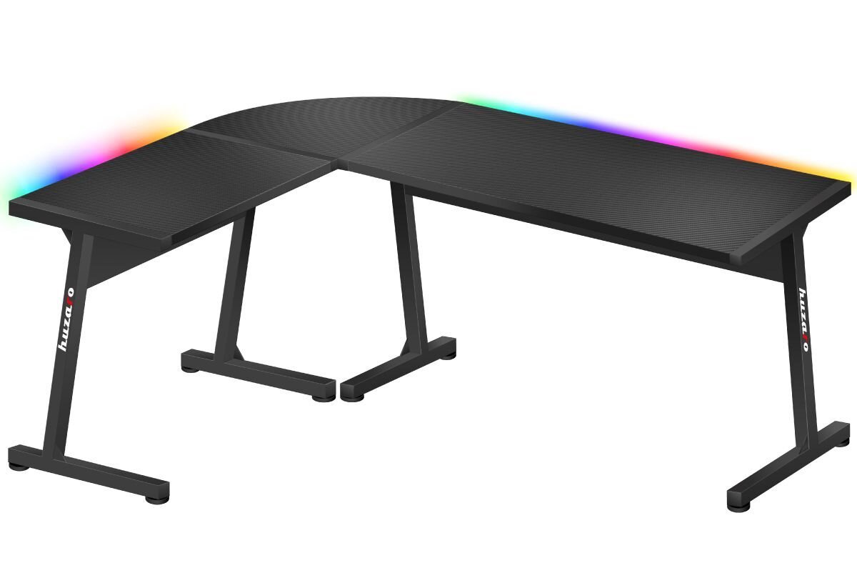 Žaidimų stalas - Huzaro Hero 6.0 Black RGB