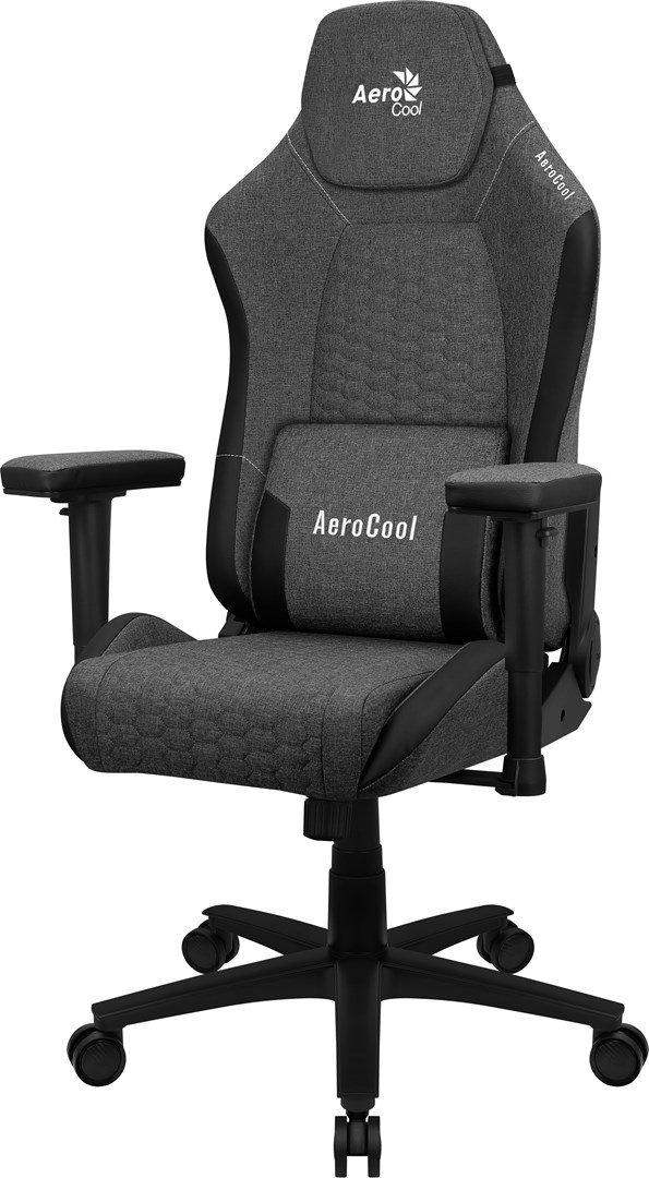 Žaidimų kėdė Aerocool CROWN AeroWeave Juoda