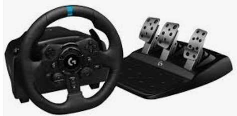 Žaidimų vairas LOGITECH G923, skirtas PS4 ir PC N/A-USB-PLUGC-EMEA-EU