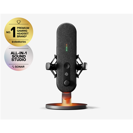 Mikrofonas SteelSeries Alias Gaming Microphone, juodas