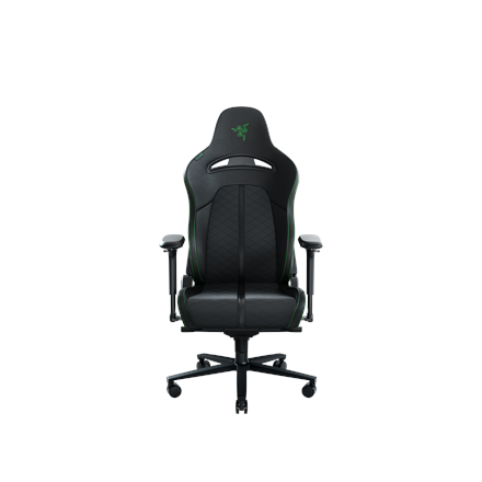 Žaidimų kėdė RAZER Enki, EPU sintetinė oda, juoda/žalia