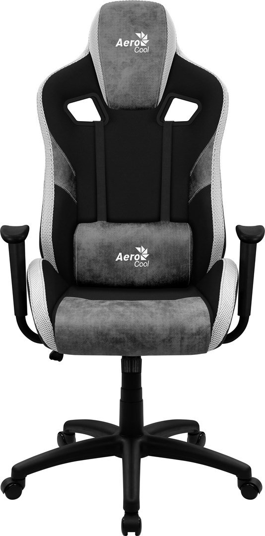 Žaidimų kėdė Aerocool COUNT AeroSuede Universali Juoda, Pilka