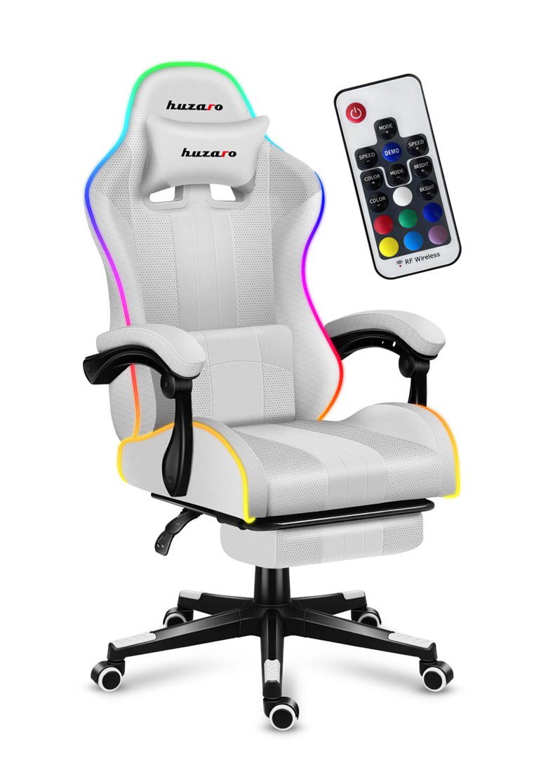 ŽAIDIMŲ KĖDĖ HUZARO FORCE 4.7 RGB White