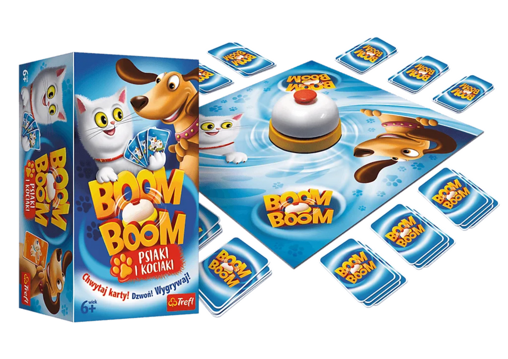 Žaidimas Boom Boom Šuniukai ir Kačiukai