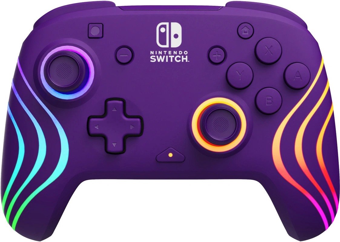PDP wireless controller Afterglow Wave Nintendo Switch, purple