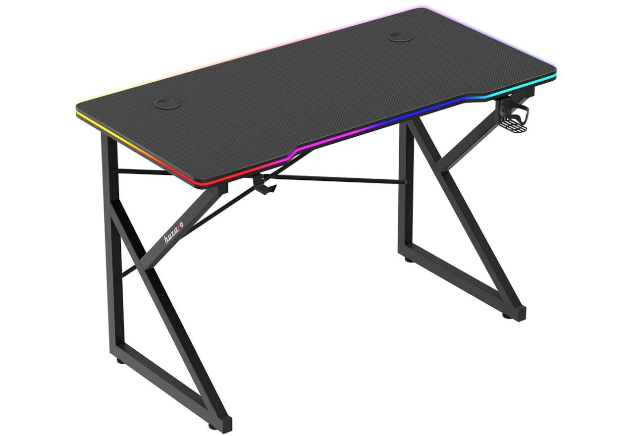 Žaidimų stalas Huzaro Hero 1.7 RGB,black