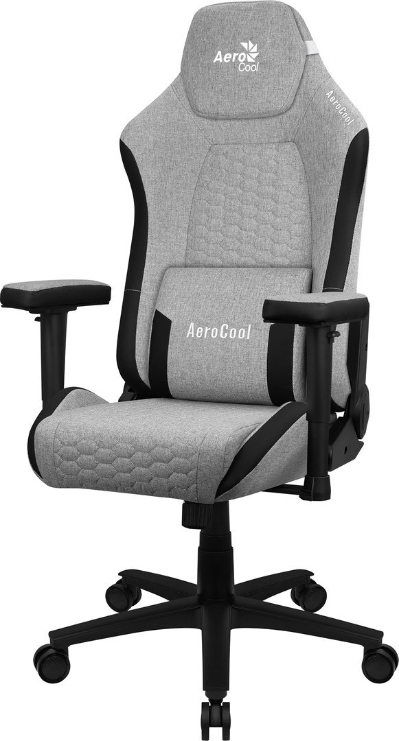 Aerocool CROWN AeroWeave Universali kompiuterinių žaidimų kėdė Paminkštinta sėdynė Pilka