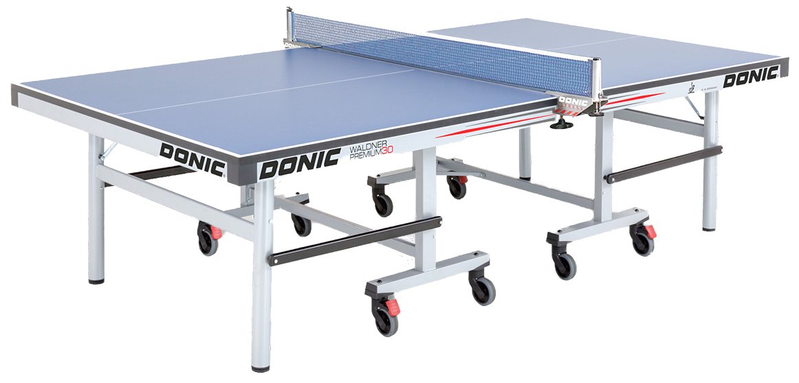 Teniso stalas indoor 30mm Waldner Premium 30 ITTF Blue +2dėžės