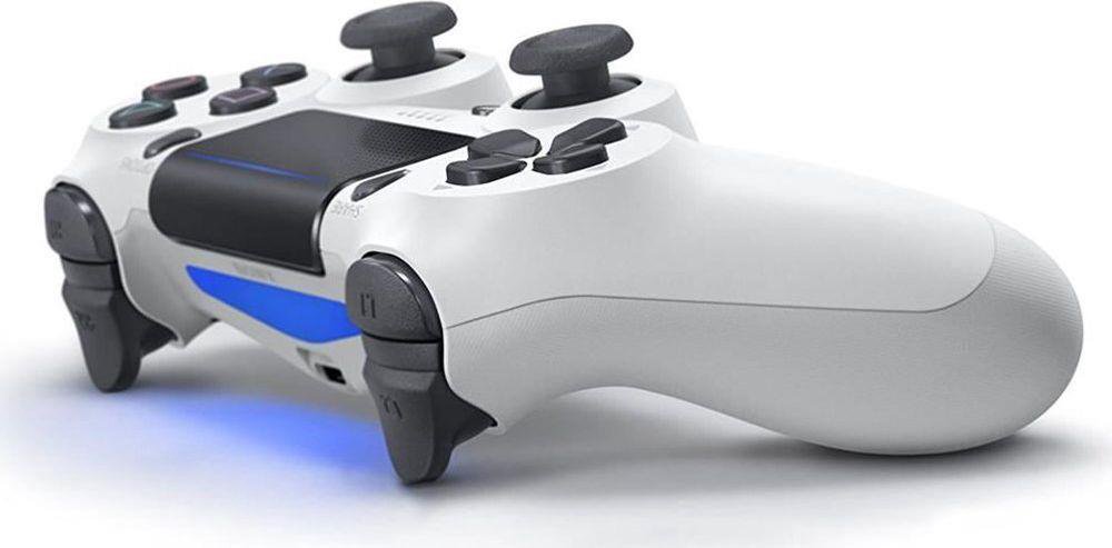 Žaidimų pultas SONY Dualshock4,baltas, bevielis, PS4